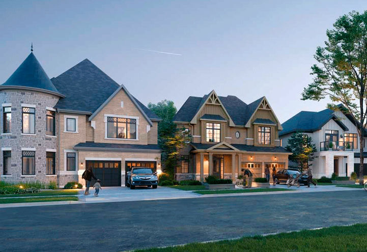 The Heights of Harmony Street View of Detached Homes