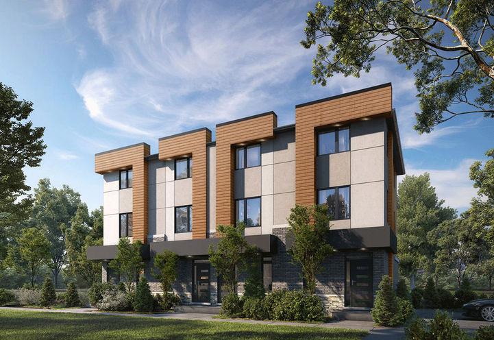 The MacKenzie Towns Aerial Exterior View