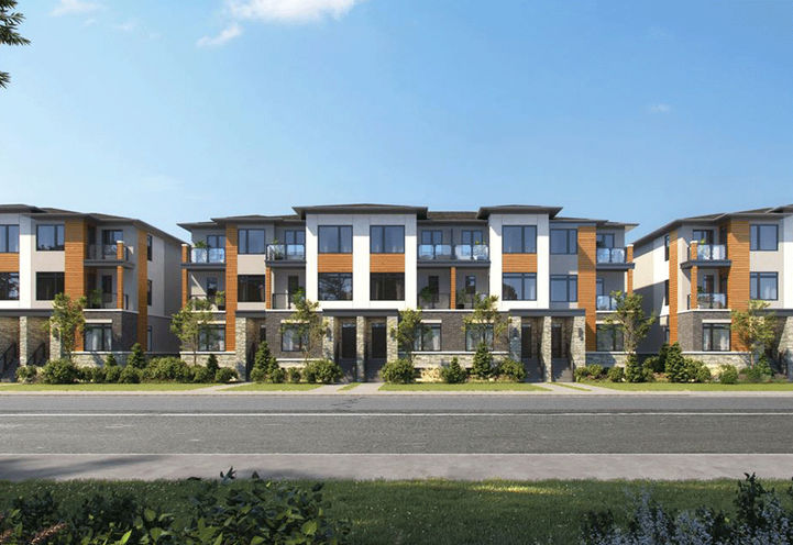 The MacKenzie Towns Street Level View Rendering