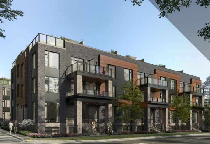 The Markdale Towns Exterior View of Homes From Street Level