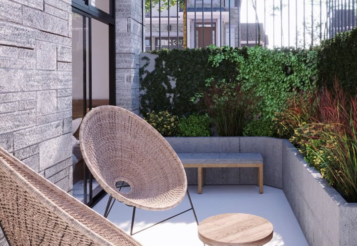 The Markdale Towns Lower Suite Patio