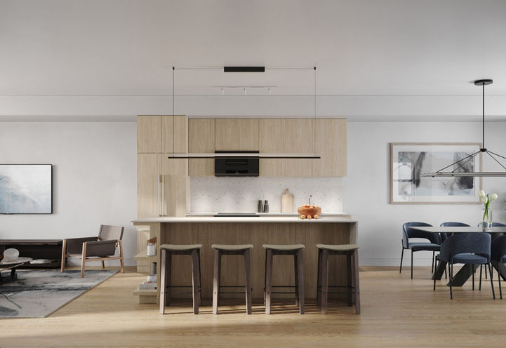 The Mason Towns at Brightwater Open Concept Living Space