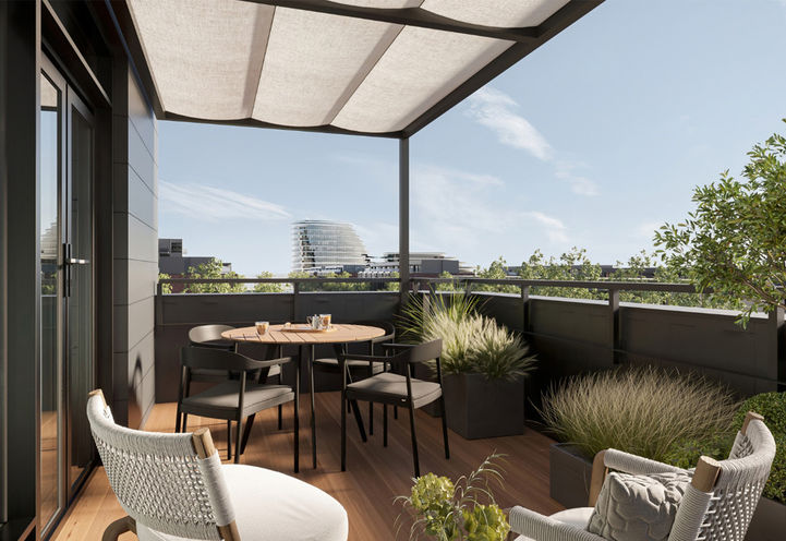 The Mason Towns at Brightwater Private Rooftop Terrace