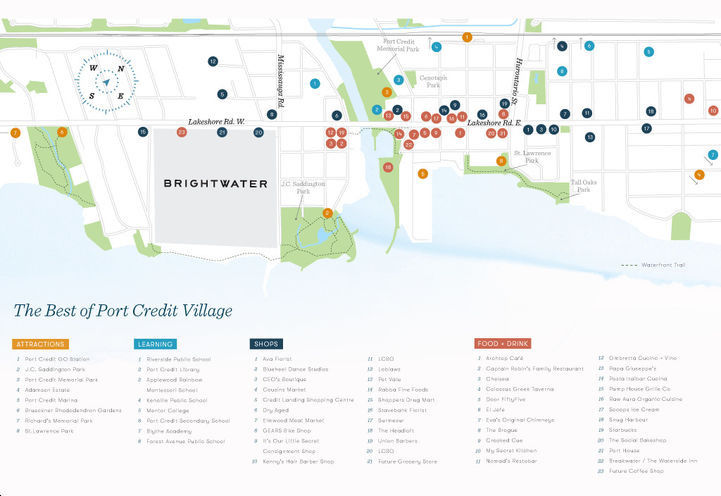 The Mason at Brightwater Best of Port Credit Amenities