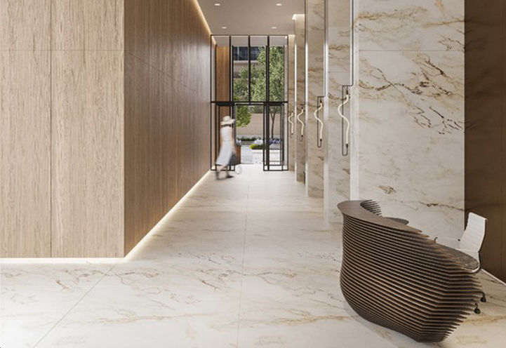 The Mason at Brightwater Lobby with Concierge Desk