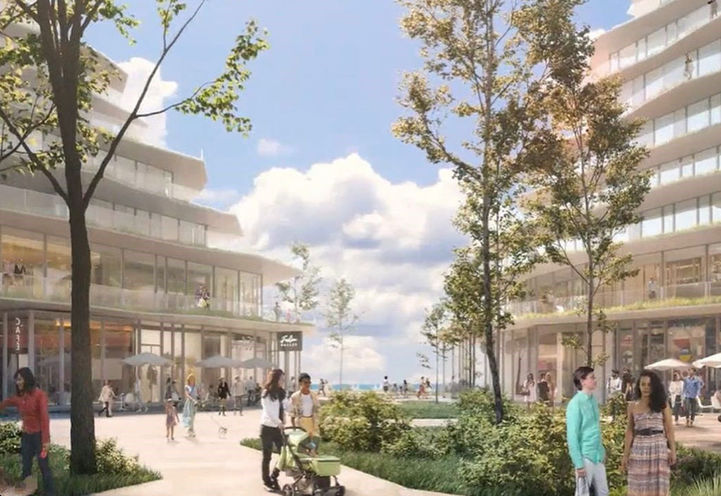 The Mason at Brightwater Outdoor Courtyard and Promenades