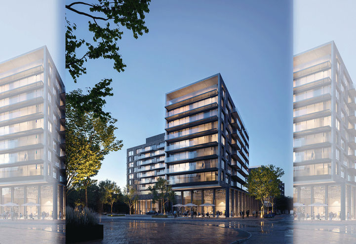 The Mason at Brightwater Retail Streetscape