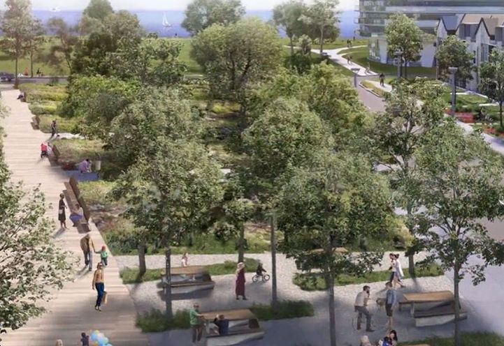 The Mason at Brightwater Tree Lined Streets and Outdoor Areas