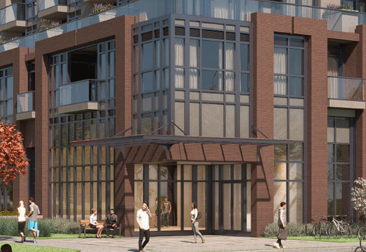 The Mill Landing Condos Street Level Resident Entrance