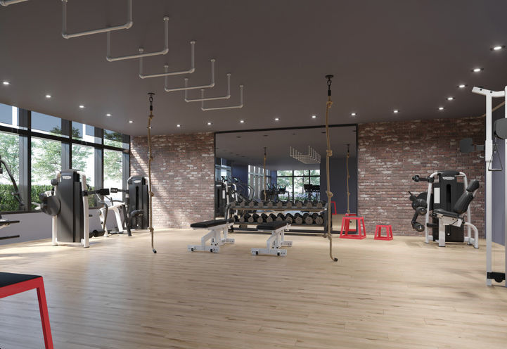 The Millhouse Condos 3 - Strength Training Room in Phase 1
