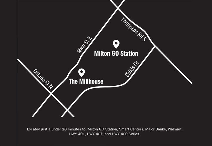 The Millhouse Condos Map Location