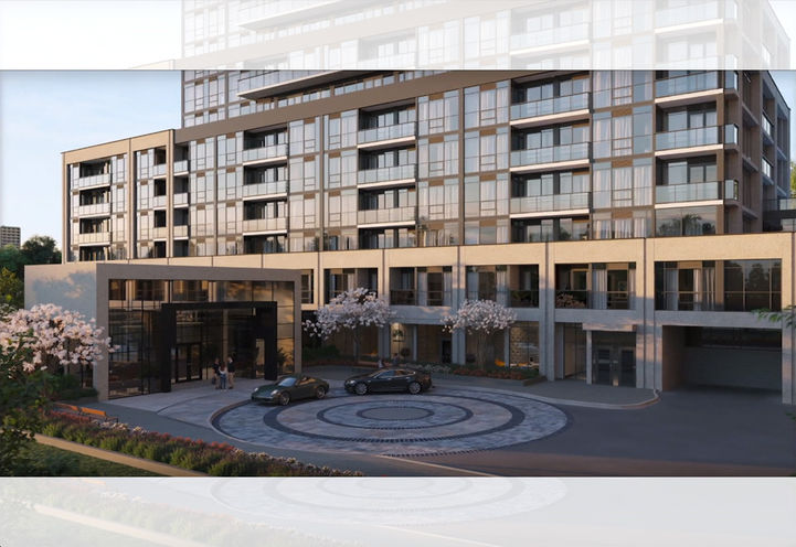 The Millhouse Condos Exterior View of Podium