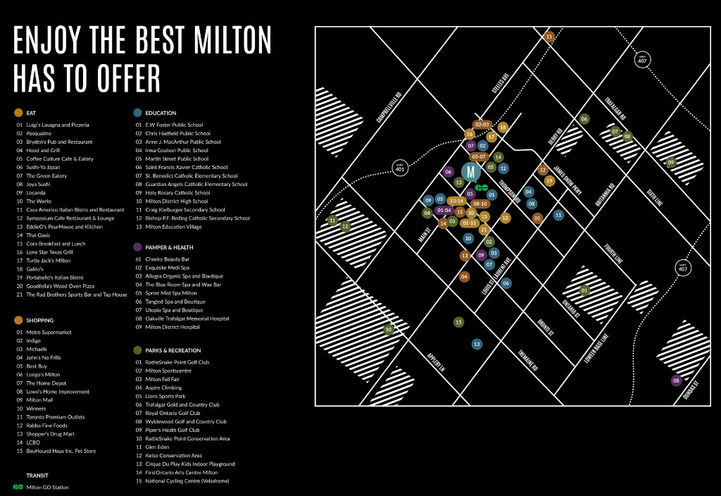 The Millhouse Condos Neighbourhood Amenities Map