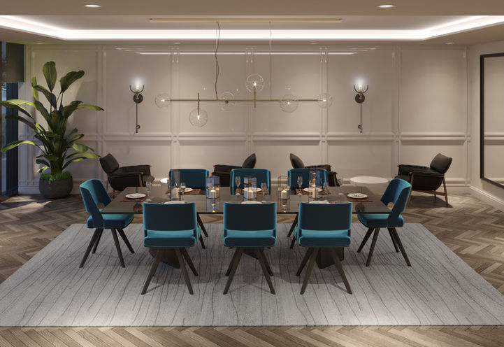 The Millhouse Condos Private Dining Room