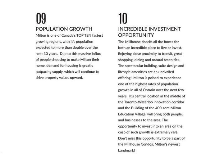 The Millhouse Condos Top 10 Reasons to Live Here Reasons 9-10