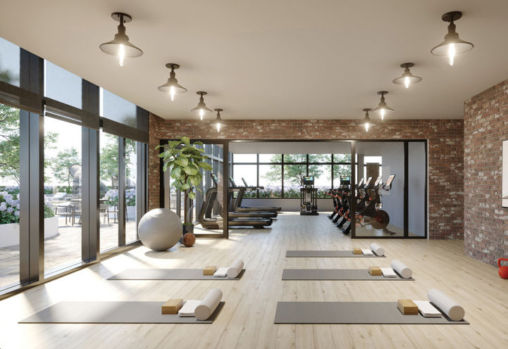 The Millhouse Condos Yoga Studio