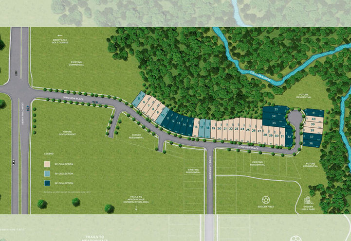 The Ravine Estates Site Map