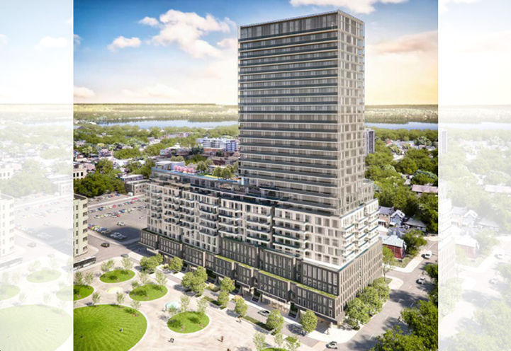 The Rebecca Condos Exterior View of Building