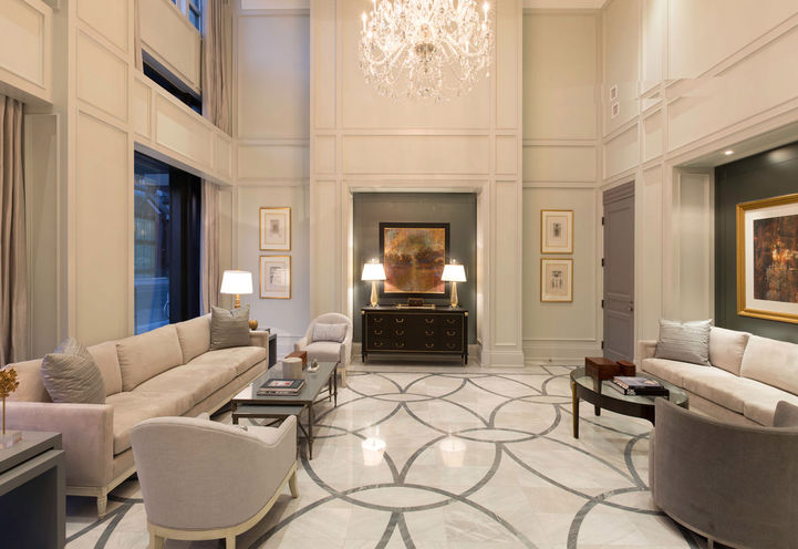 Inviting Lobby at The Residences at Island Park Drive