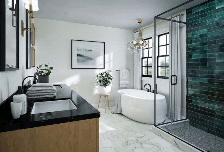 The Residences at Watershore Ensuite Bathroom