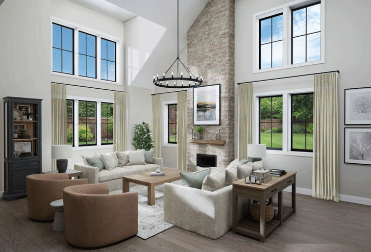 The Residences at Watershore Living Room