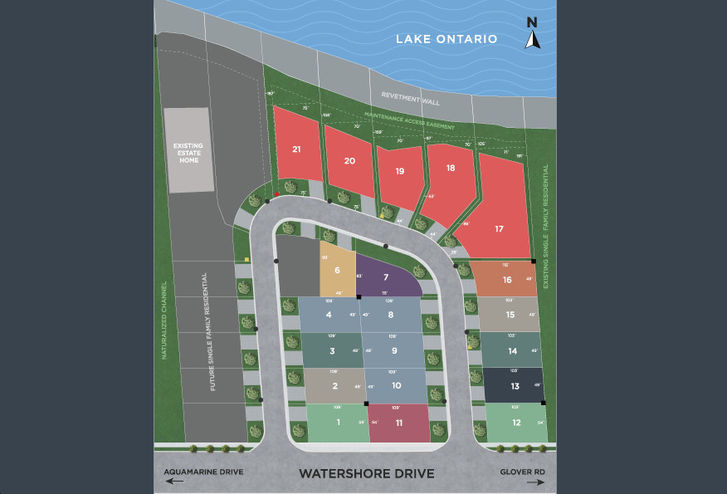 The Residences at Watershore Site Plan