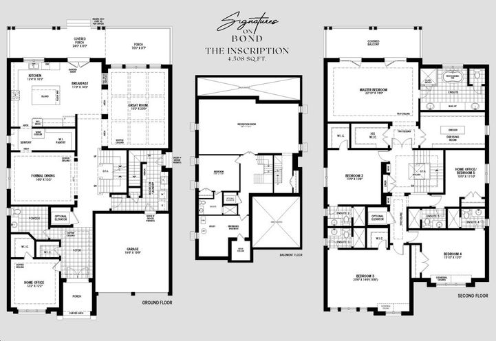 The Signatures on Bond - Inscription Model Floor Plan