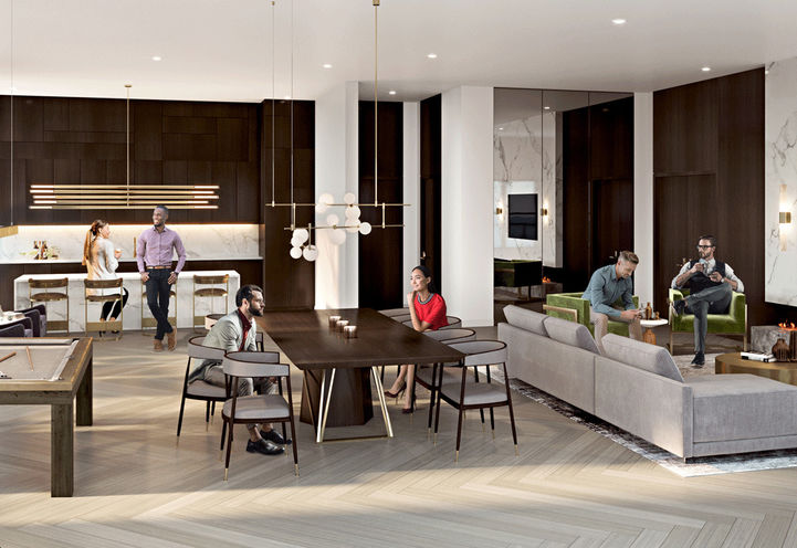 The Stanley District Condos- Party Room