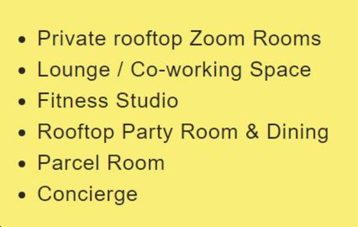 The Twelve Hundred Condos Amenities