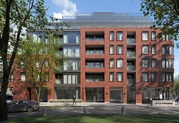 The Twelve Hundred Condos Looking at Entrance and Exreriors