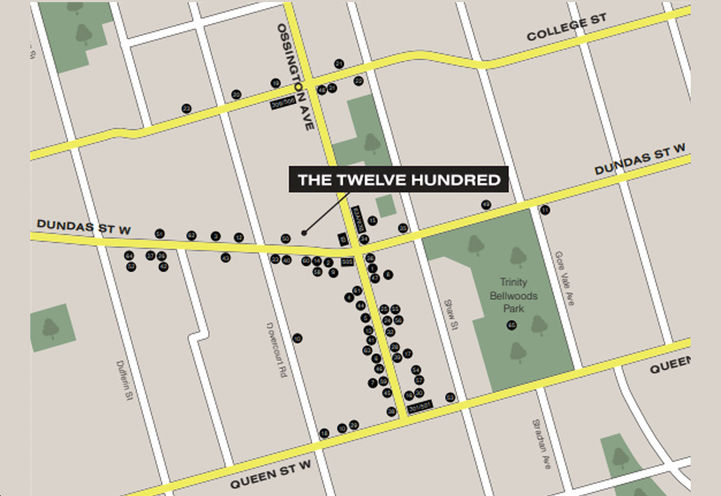 The Twelve Hundred Condos Neighbourhood Area Amenities