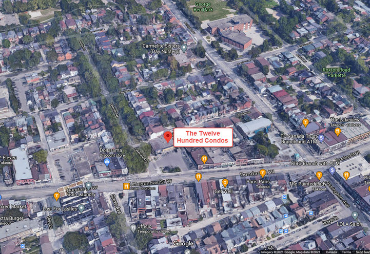 The Twelve Hundred Condos Site View of up coming location