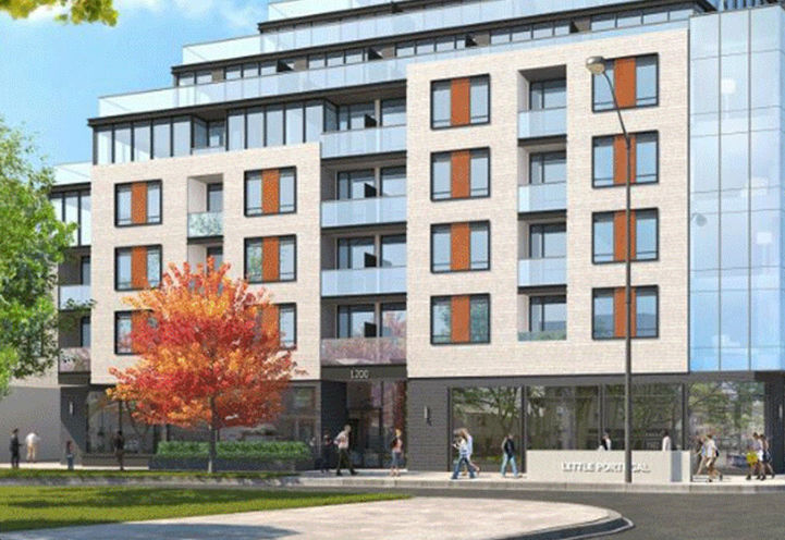 The Twelve Hundred Condos Street Corner View Early Rendering