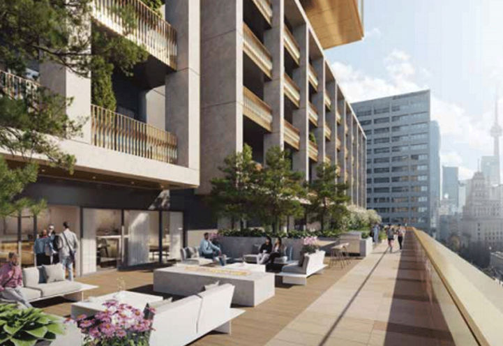 Amenity Terrace at 481 University Avenue