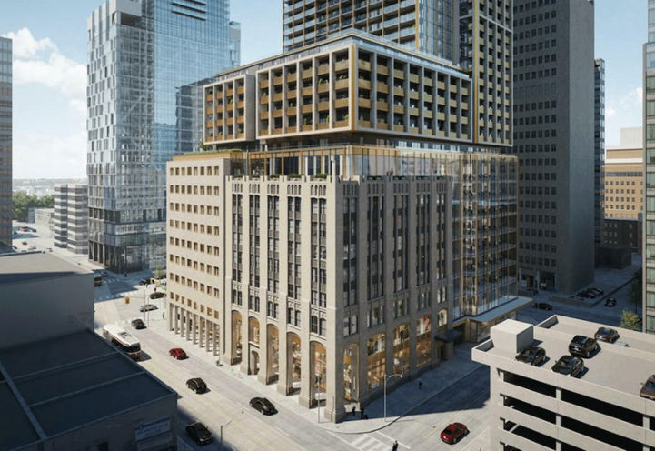 Exterior View of The United BLDG Condos Podium