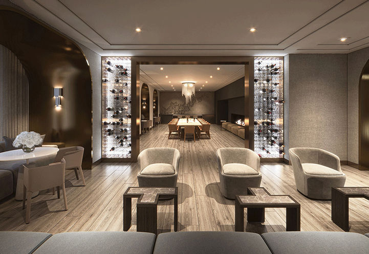 Party Room at The United BLDG Condos