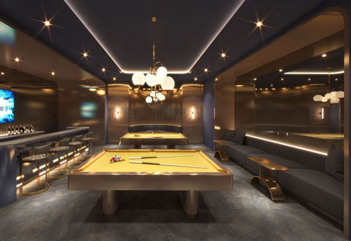 Sports Lounge  at The United BLDG Condos