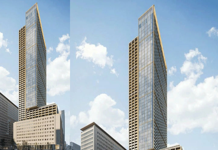 Tower View of The United BLDG Condos