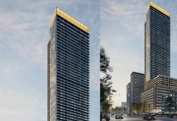 Tower View of The United BLDG Condos