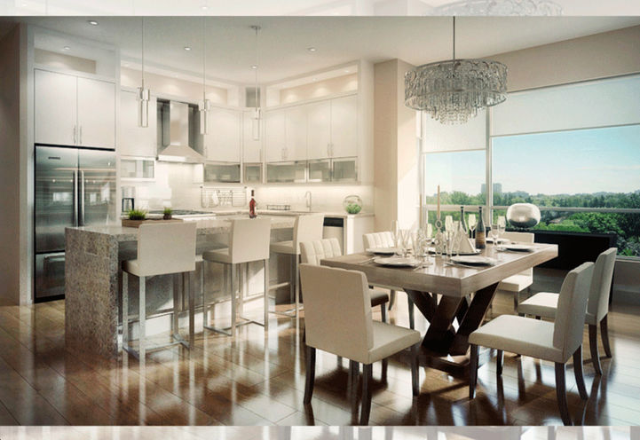 The Vic Condos Kitchen Interior View