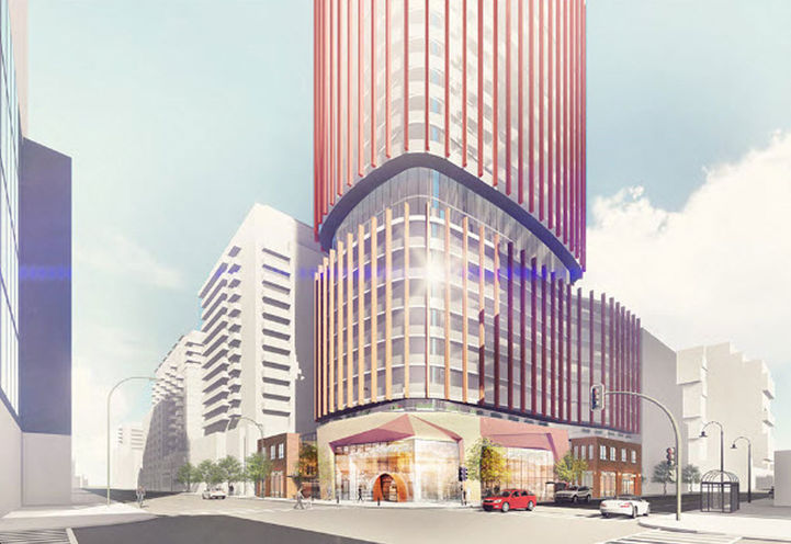 Looking Northeast to The Whitfield Condos