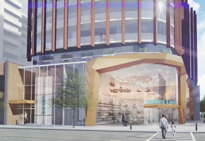 Street View of The Whitfield Condos by Menkes Early Rendering 