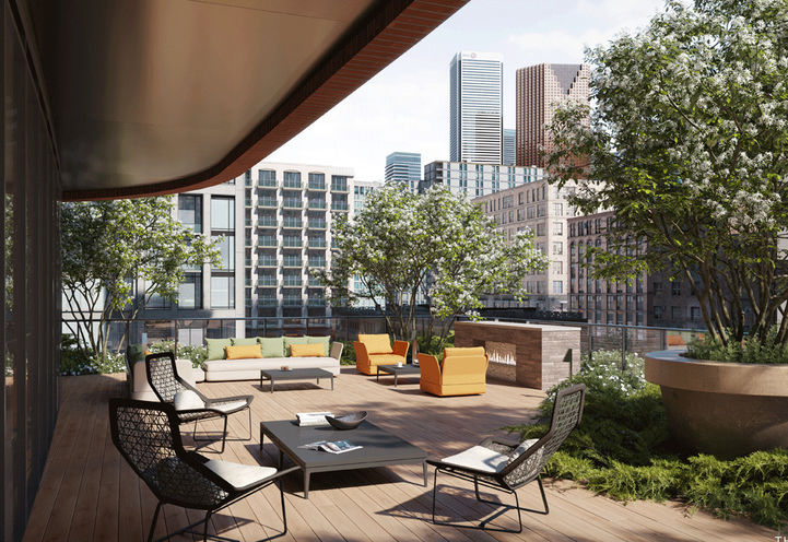 The Whitfield Condos Outdoor Terrace