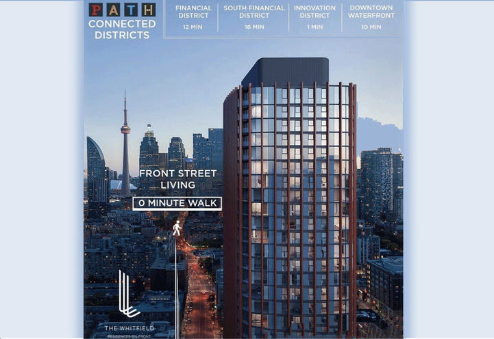 The Whitfield Condos Residences on the Front