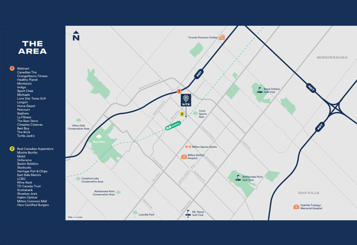 Thompson Towers 3 Amenity Map