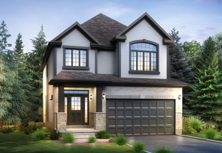 Trussler West Exterior View of Single Car Garage Detached Home