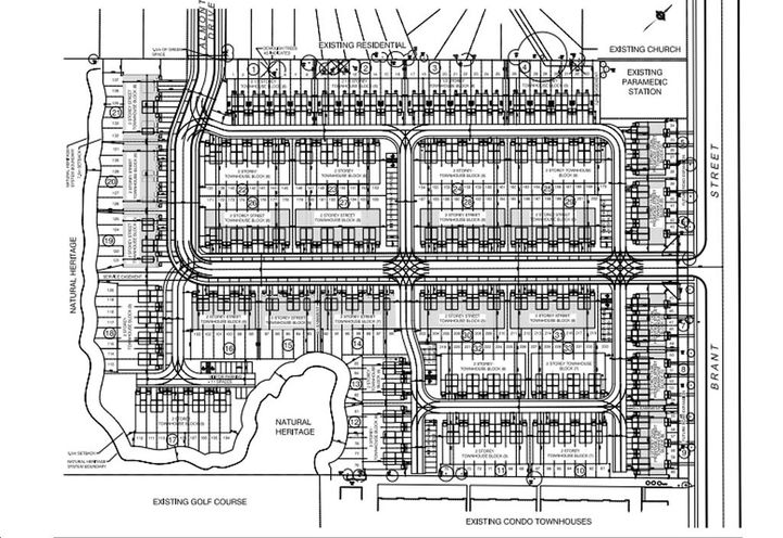 Site Plan Rendering  of  Tyandaga Heights on the Park Towns by National Homes