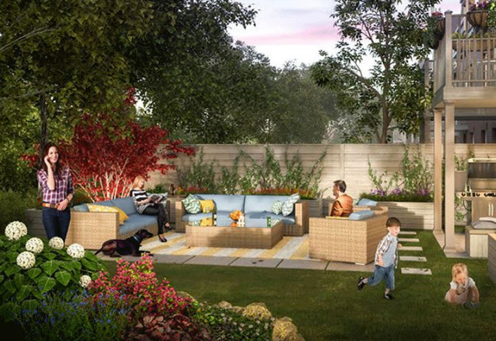 Tyandaga Heights on the Park Towns, Outdoor Patio