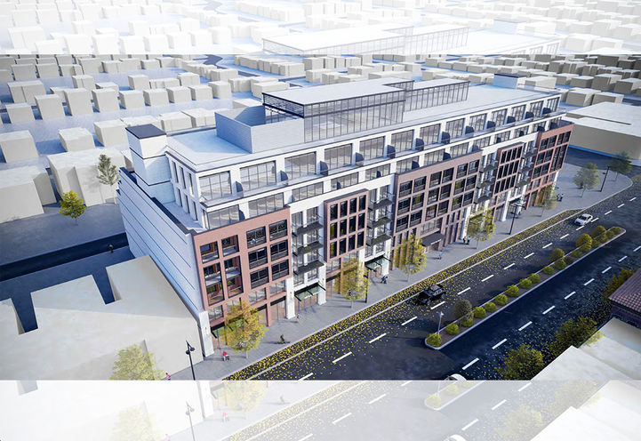 United Kingsway Condos Aerial View