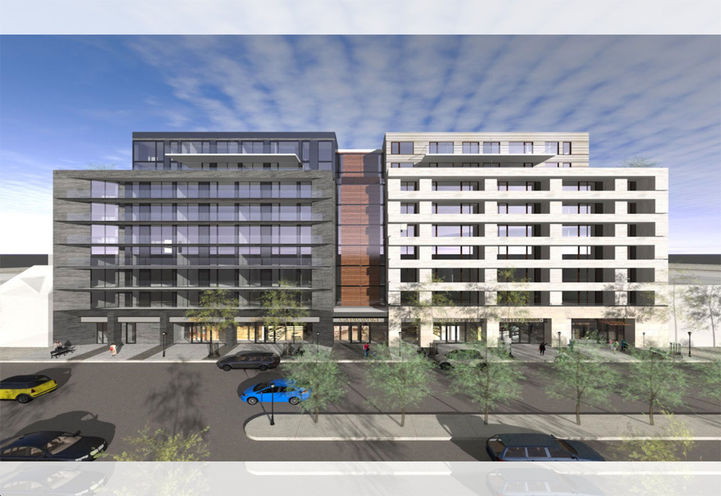 United Kingsway Condos Front View of Exteriors